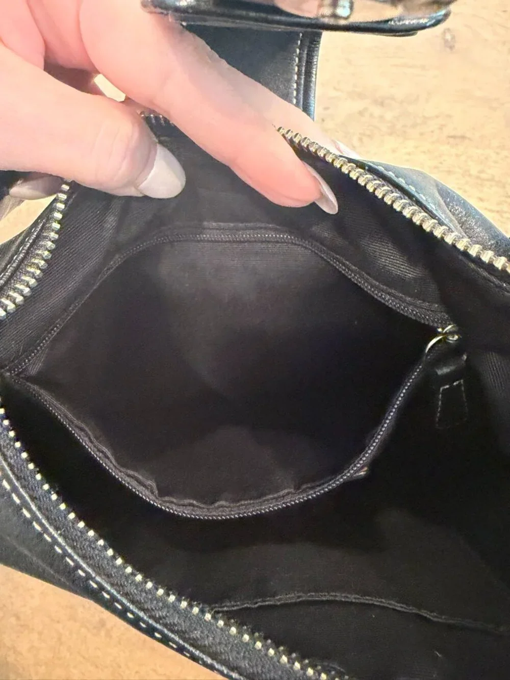 Vintage 2004 Coach 7462 Black Leather Hamptons Soho Hobo Bag – Y2K